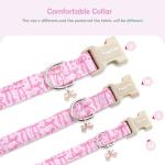 Cute Pink Bow Dog Collar for All Sizes