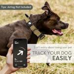 Tactical Dog Collar with AirTag Holder - Large