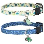 Giecooh 2-Pack Breakaway Cat Collars with Bells