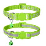 Reflective Breakaway Cat Collar with Bell - 2 Pack