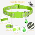 Reflective Breakaway Cat Collar with Bell - 2 Pack