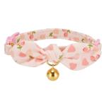 YUDOTE Adjustable Bowtie Cat Collar Set - Pink