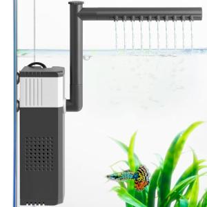 VILLNO 10W Adjustable 3-in-1 Aquarium Filter