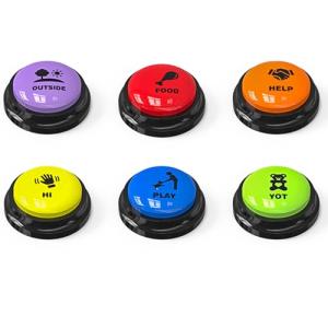 Dog Communication Buttons Set with Voice Recording
