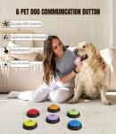 Dog Communication Buttons Set with Voice Recording