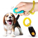 SunGrow 2-Pack Multicolor Dog Training Clickers