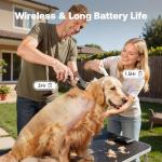 HEAPETS Low Noise Rechargeable Dog Grooming Clippers