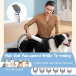 Dog Grooming Vacuum Kit with Clipper & Grinder