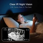 AI Pet Camera with Night Vision and App Control