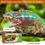 2 Pack Coconut Fiber Bedding for Reptiles