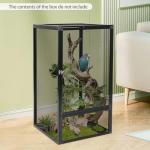 Portable Reptile Habitat with Escape-Proof Lock