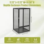 Portable Reptile Habitat with Escape-Proof Lock