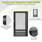 Portable Reptile Habitat with Escape-Proof Lock