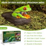 Premium Sphagnum Moss Bedding for Reptiles