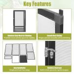 Portable Reptile Habitat with Escape-Proof Lock