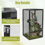Portable Reptile Habitat with Escape-Proof Lock