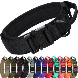 Joytale Heavy Duty Tactical Dog Collar, Black