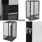 Portable Reptile Habitat with Escape-Proof Lock