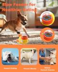 Duck-Shaped Interactive Puzzle Treat Dispenser for Dogs