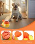 Duck-Shaped Interactive Puzzle Treat Dispenser for Dogs