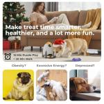 Interactive Dog Puzzle Feeder and Treat Dispenser