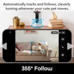 Geeni 2K HD Pet Treat Dispenser with Camera