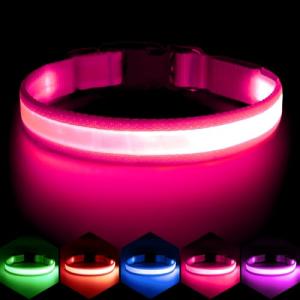 Vizpet Rechargeable LED Light-Up Dog Collar