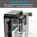 NICREW Slim Quiet Aquarium Filter for 5 Gallons