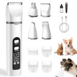 4-in-1 Rechargeable Dog Grooming Clipper Kit