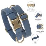 Stylish Adjustable PU Leather Dog Collar for Small Dogs