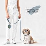 Stylish Adjustable PU Leather Dog Collar for Small Dogs