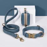 Stylish Adjustable PU Leather Dog Collar for Small Dogs