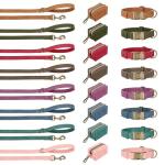 Stylish Adjustable PU Leather Dog Collar for Small Dogs