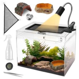 Reptile Terrarium Starter Kit with Escape-Proof Locks