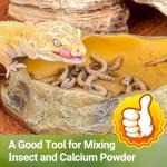 Reptile Calcium Powder Mixer and Feeder Shaker