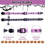 PUPTECK Adjustable Breakaway Cat Collars with Bells