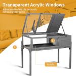 Wooden Tortoise House for Indoor and Outdoor Use