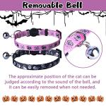 PUPTECK Adjustable Breakaway Cat Collars with Bells