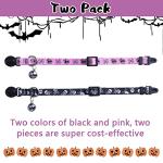 PUPTECK Adjustable Breakaway Cat Collars with Bells