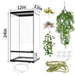 15 Gallon Tall Reptile Glass Tank with Drainage