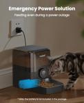 Oneisall Programmable Automatic Cat Feeder, 12 Cups