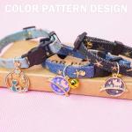 DILLYBUD 3 Pack Breakaway Cat Collars with Bells