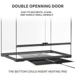 15 Gallon Tall Reptile Glass Tank with Drainage