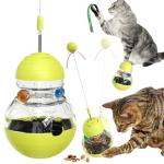 Interactive Wobble Treat Dispenser Toy for Cats