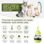 Interactive Wobble Treat Dispenser Toy for Cats