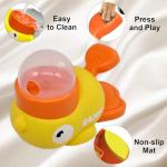 Duck-Shaped 2-in-1 Dog Treat Dispenser Toy