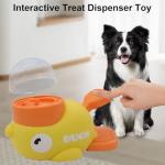 Duck-Shaped 2-in-1 Dog Treat Dispenser Toy