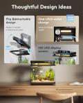 Smart 2 Gal Aquarium Kit with Self-Cleaning System