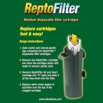 TetraFauna ReptoFilter Medium Replacement Cartridges - 3 Pack