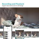 2K HD Pet Camera with App and Night Vision